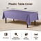 Exquisite 12-Pack Premium Plastic Tablecloth 54in. x 108in. Rectangle Plastic Table Cover